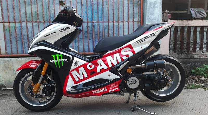 5 Ide Modifikasi Aerox 155, Dijamin Beda! yamaha-aerox-racing-look