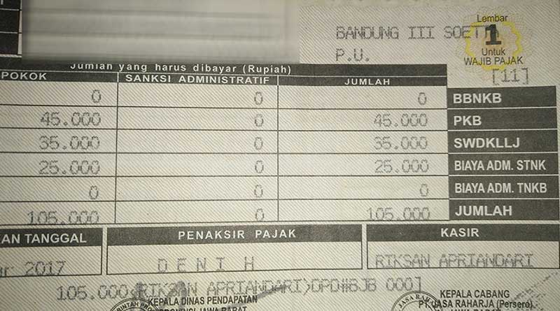 stnk tarif pkb
