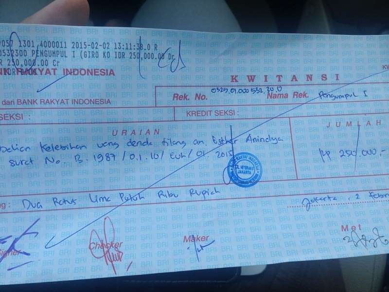 Apa yang Harus Dilakukan Jika Surat Tilang Hilang? Simak! Kwitansi Surat Tilang hilang