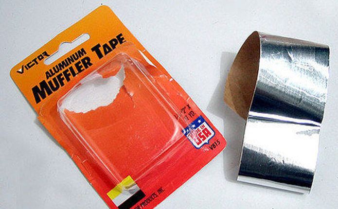 Cara Menambal Knalpot Bocor Alumanium Muffler Tape