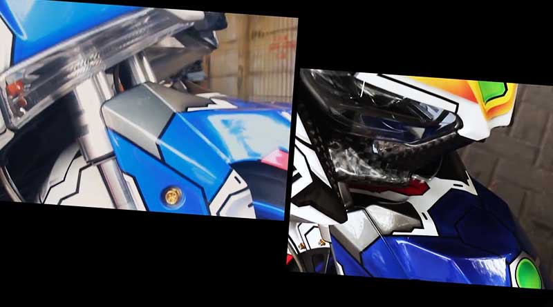 Yamaha XMAX Custom Gundam, Looknya Seperti Robot! yamaha-xmax-custom-gundam,-looknya-seperti-robot!