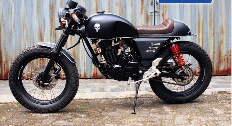 5 Ide Modifikasi Megapro dari Cafe racer hingga Trail modifikasi motor megapro cafe racer