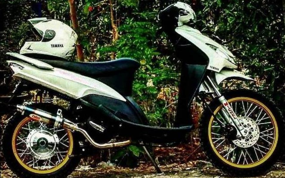 Modifikasi Mio Trail Modifikasi desain minimalis
