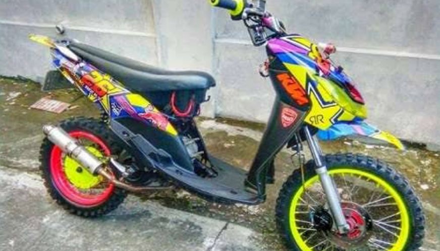 Modifikasi Mio Trail Modifikasi spakbor