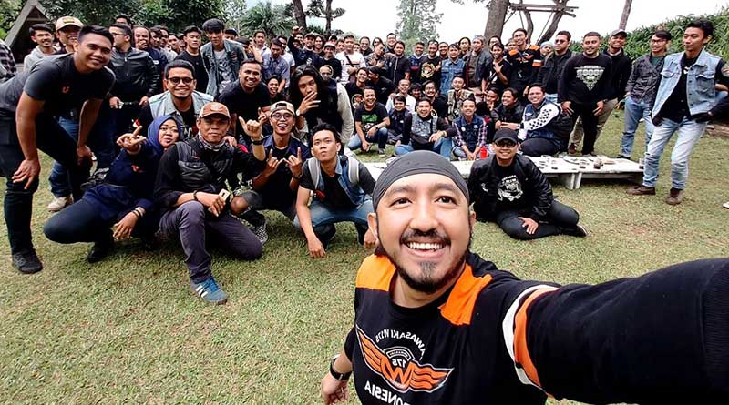 touring-kawasaki-w175-jakarta,-1st-sunday-morning-ride-&-parade