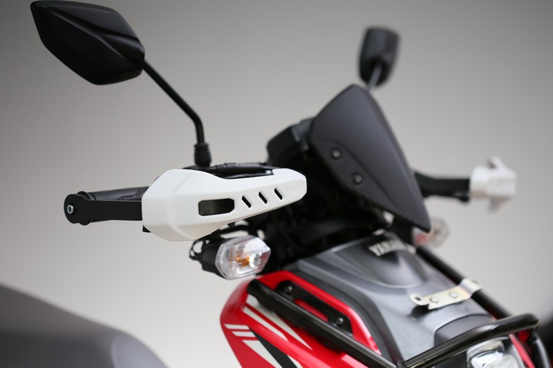 Penggunaan hand guard masukan dalam list modifikasi motor X-Ride