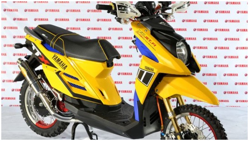 konsep modifikasi motor X-Ride Cross