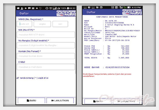 Syarat Bayar Pajak Motor, Online dan Offline Form Pembayaran Pajak Motor online