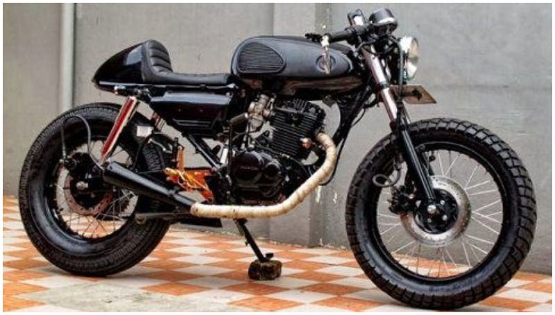 Honda Tiger modif Cafe Racer