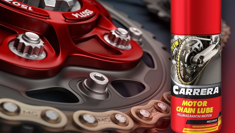 Carerra motor chain lube