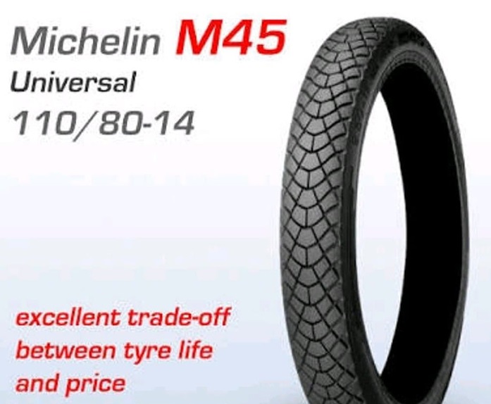 ban dual purpose ring 14 untuk motor matic