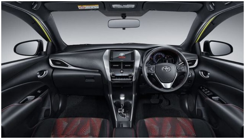 Interior Toyota Yaris facelift 2020