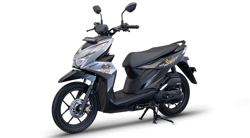Honda beat street tampak samping