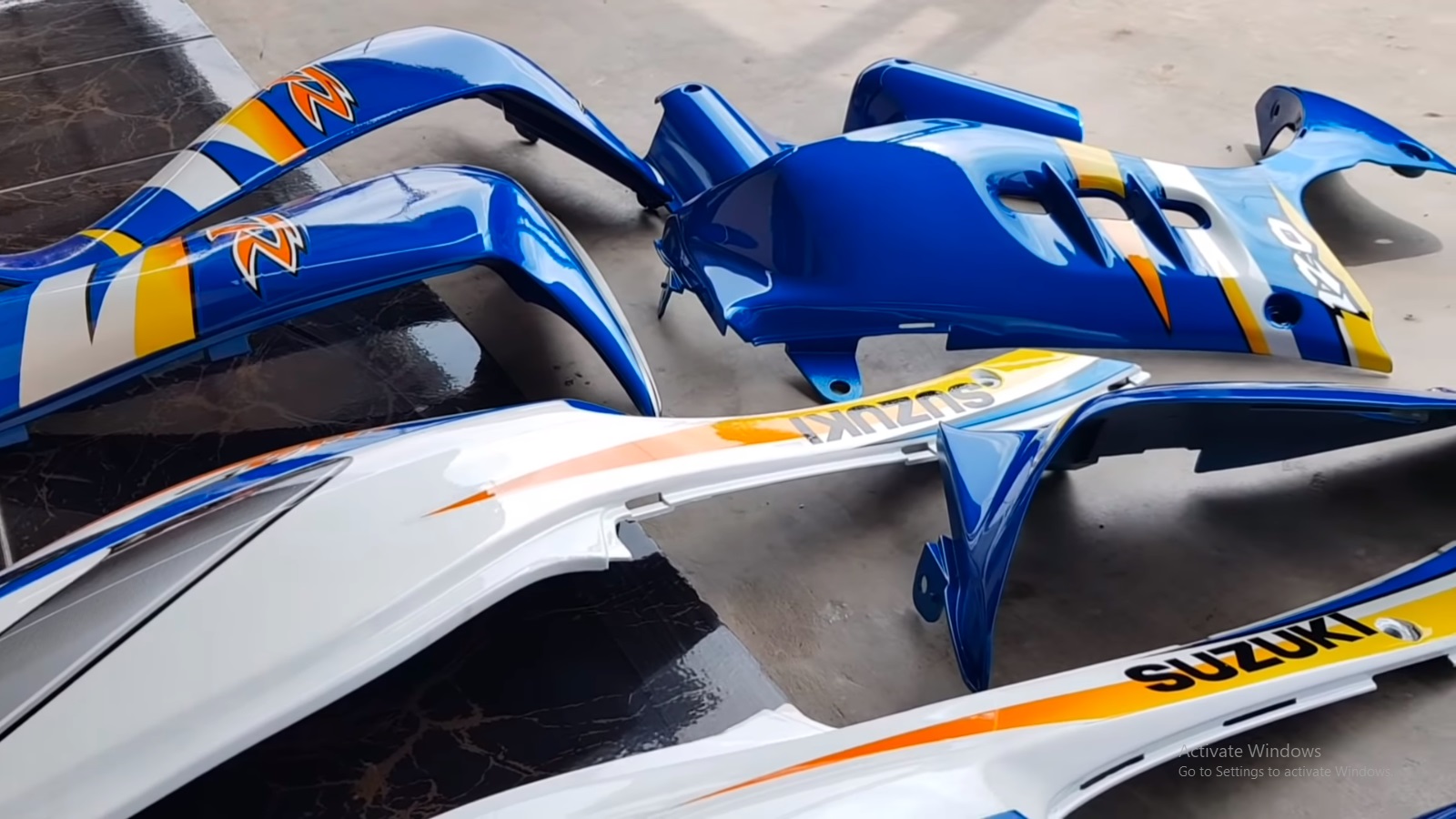 cara mengecat body motor - pernis