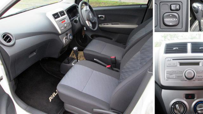 Review Daihatsu Ayla 1.0 - interior