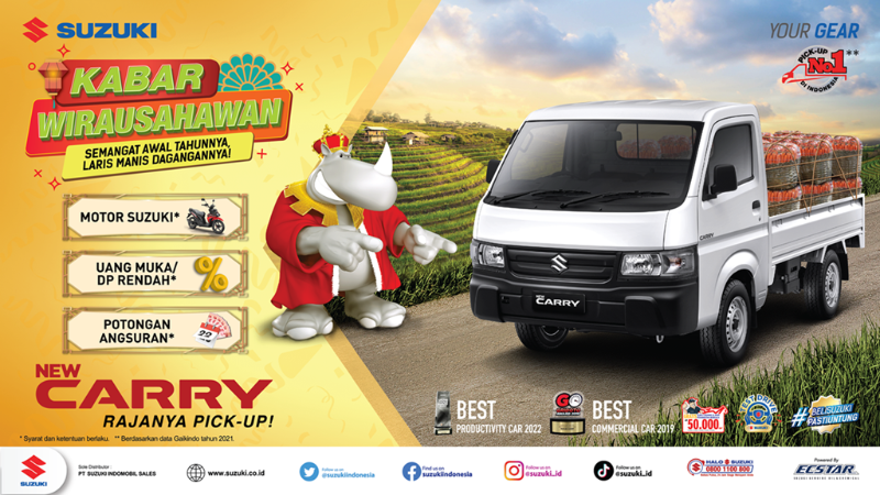 Beli Mobil Suzuki Januari 2023, Dapat Logam Mulia dan Motor! Suzuki tebar logam mulia