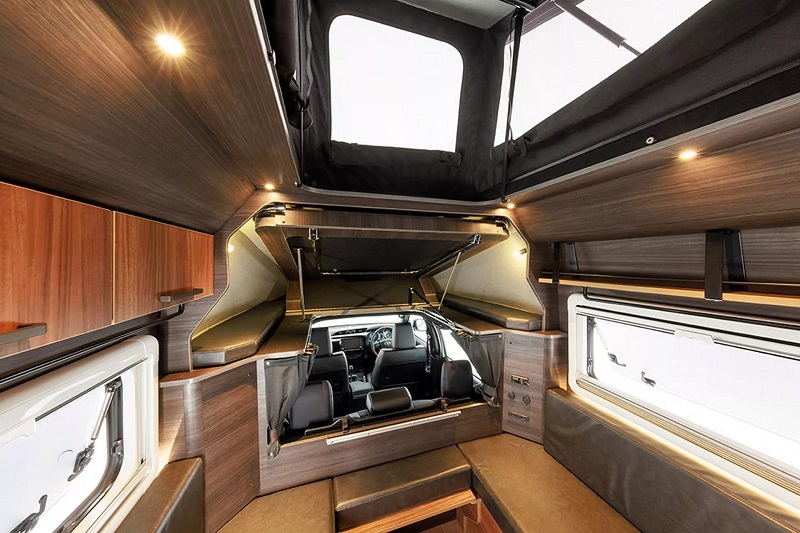 Toyota Hilux Camper Van, Intip Modifikasi dan Harganya! toyota hilux camper van - interior