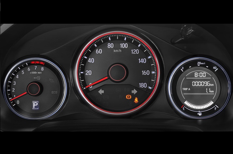 7 Perbedaan Honda Brio RS dan Satya Facelift 2023 yang Perlu Diketahui Honda Brio RS dan Satya facaelift 2023 - panel instrumen varian RS