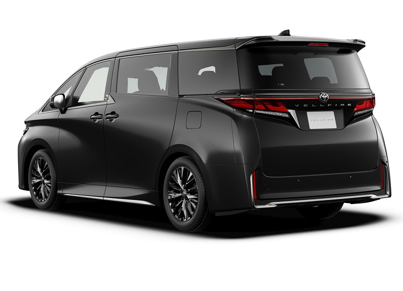 eksterior toyota vellfire 2023 - tampak belakang