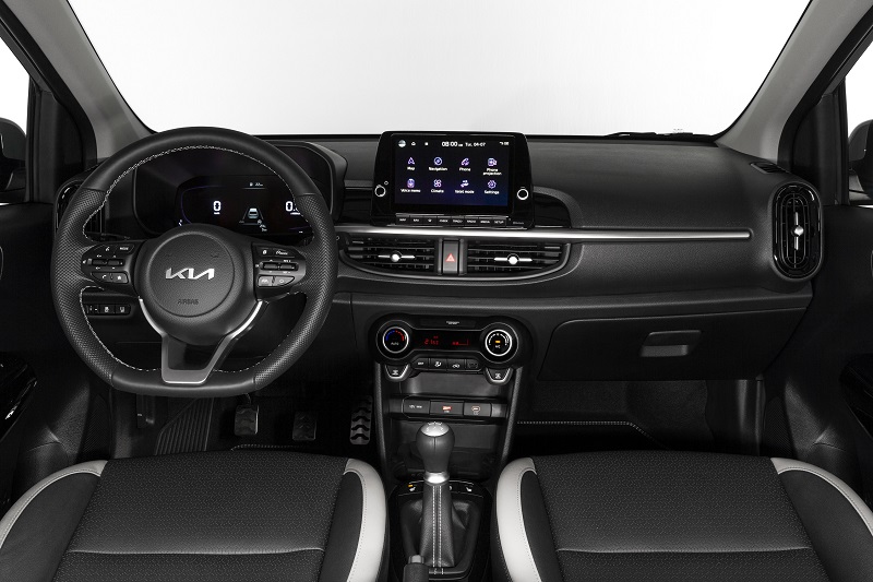 kia picanto facelift 2023 - interior