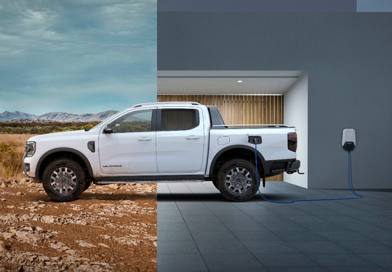 ford ranger plug-in hybrid 2025 - mesin 2300 cc ecoboost turbo