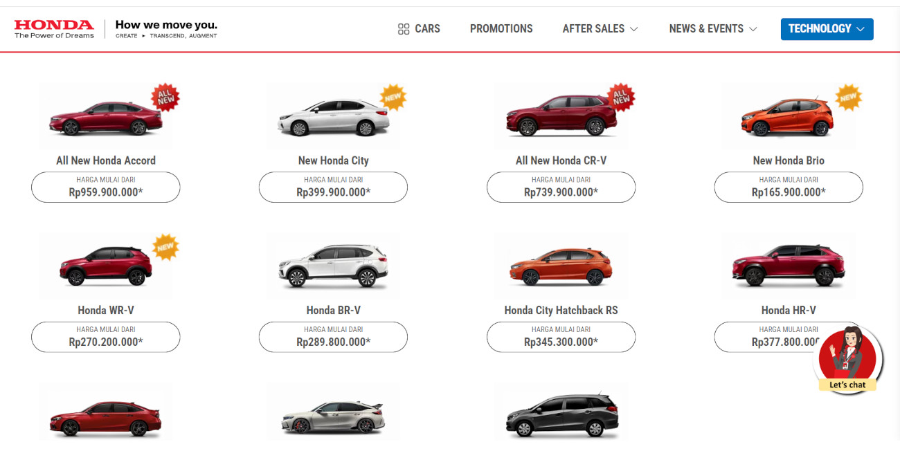 Daftar Harga Mobil Honda Terbaru 2024, Ini Yang Terlaris! Daftar harga mobil Honda 2024