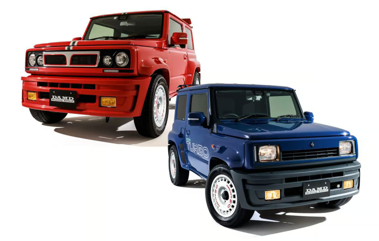 Modifikasi Suzuki Jimny gaya balap retro