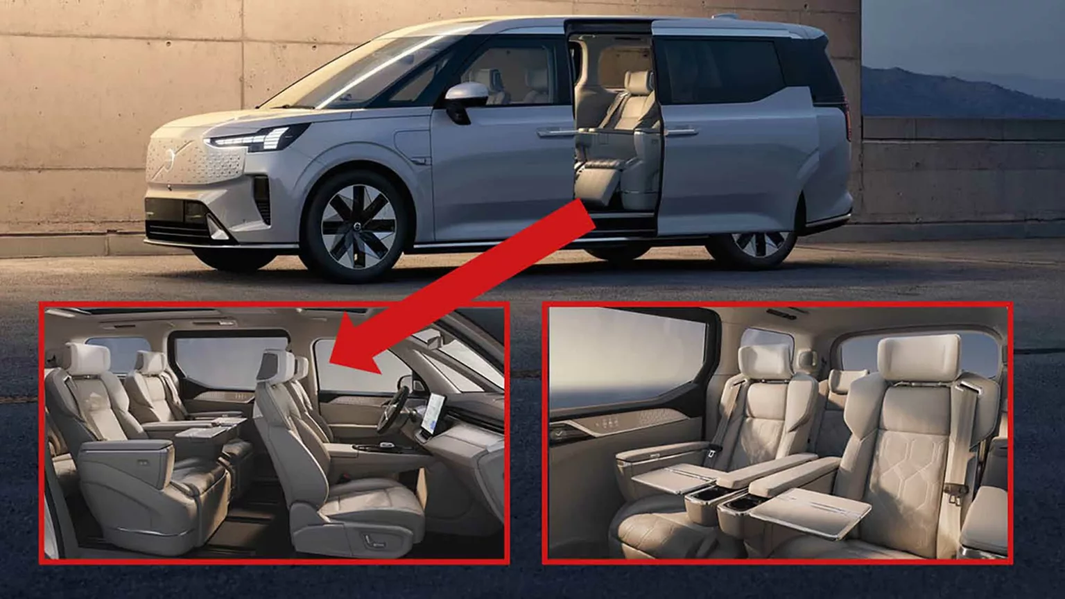 Spesifikasi Volvo EM90 MPV Nyetrum Penantang Toyota Alphard Kabin Volvo didesain untuk 6 orang