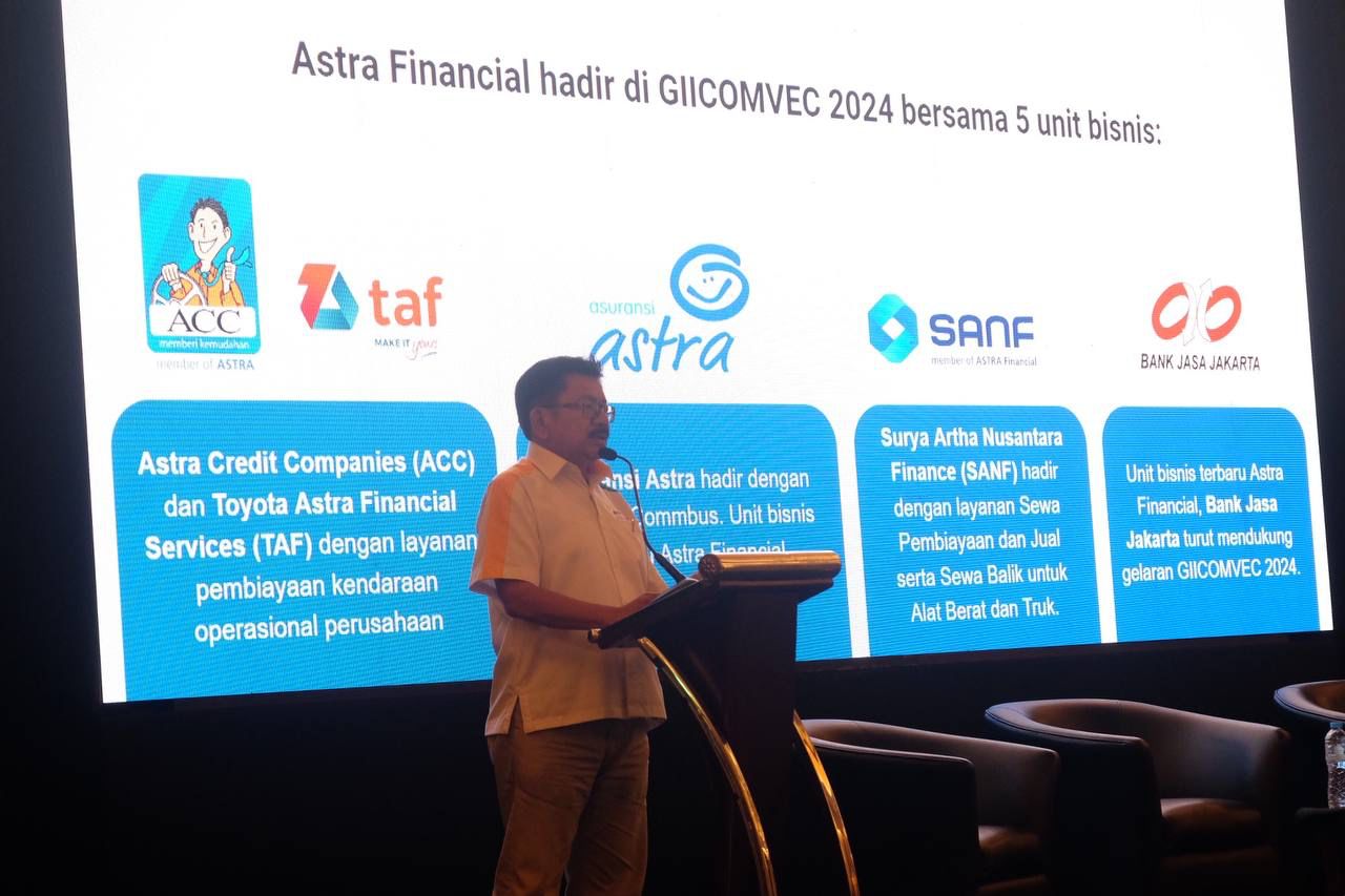 Astra Financial Mantap Jadi Official Financial Partner GIICOMVEC 2024 Tan Chian Hok selaku Project Director Astra Financial GIICOMVEC 2024