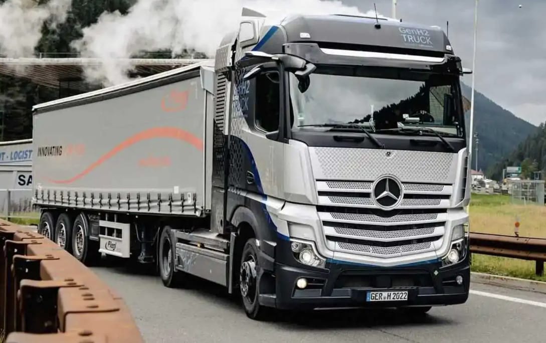 Masdar siap support hidrogen cair untuk truk Mercedes-Benz genH2 di Eropa