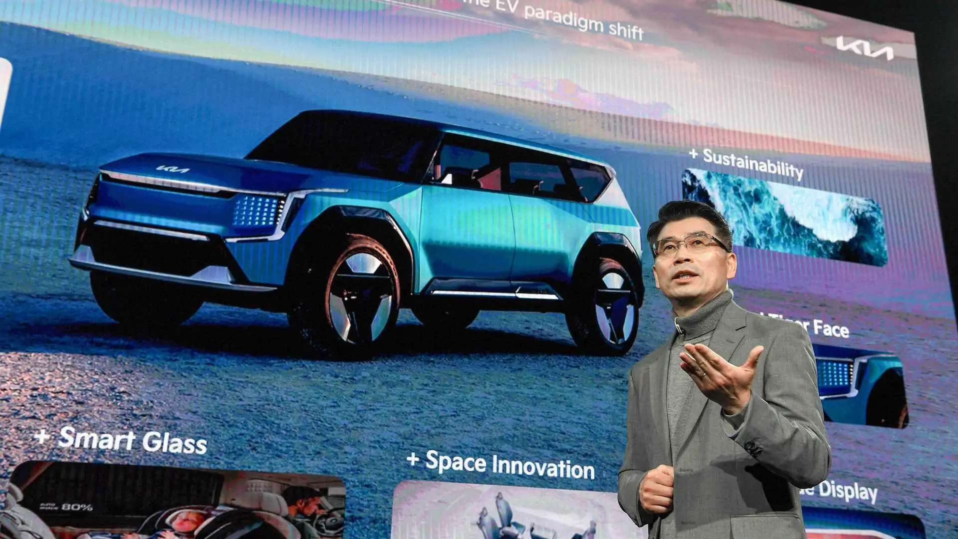 Kia EV9 Bukan Hanya Tulang Punggung Tapi Pendorong Revolusi Pemaparan roadmap Kia untuk 2030