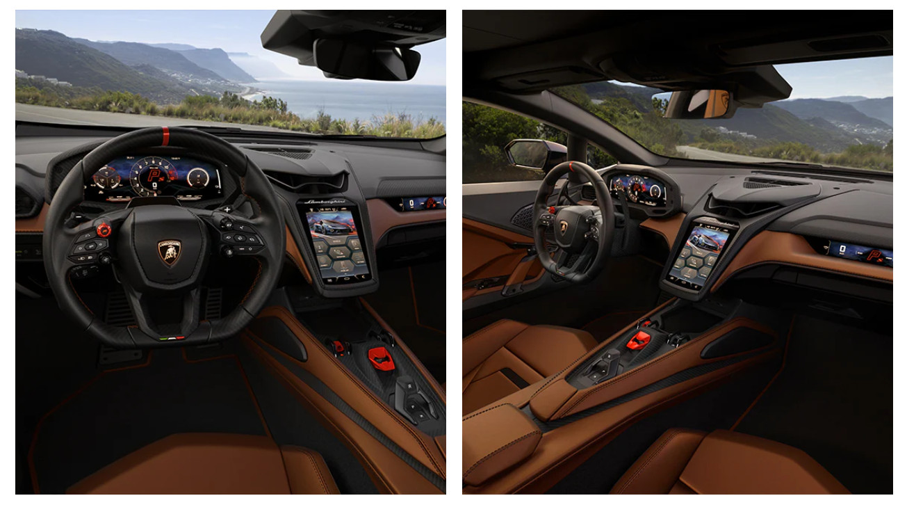 Desain interior Lamborghini Temerario