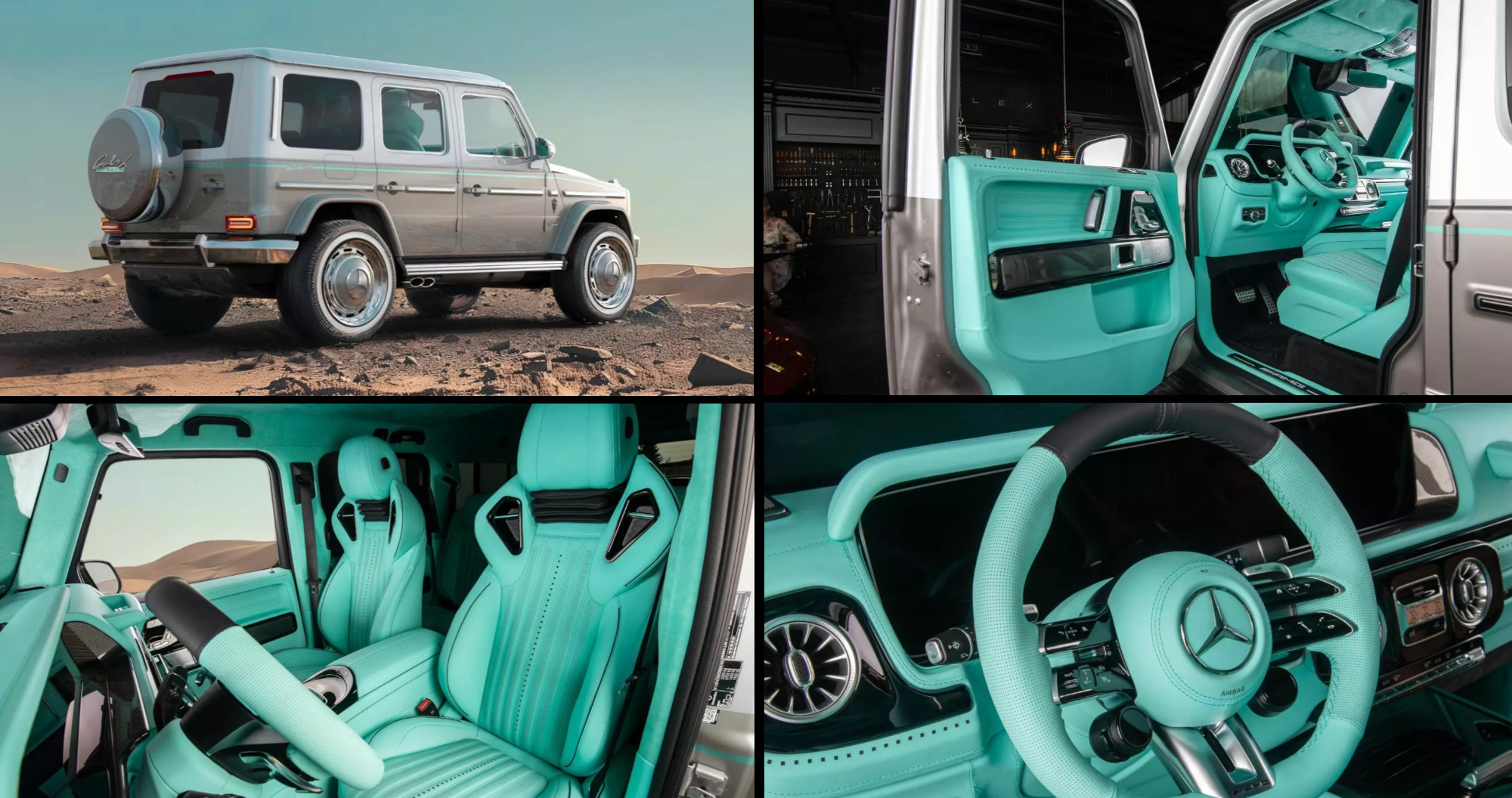 Ini Dia Mercedes-Benz G-Class Bergaya Vintage Dalam Nuansa Retro Kabin Mercedes-Benz G Class vintage ala Carlex