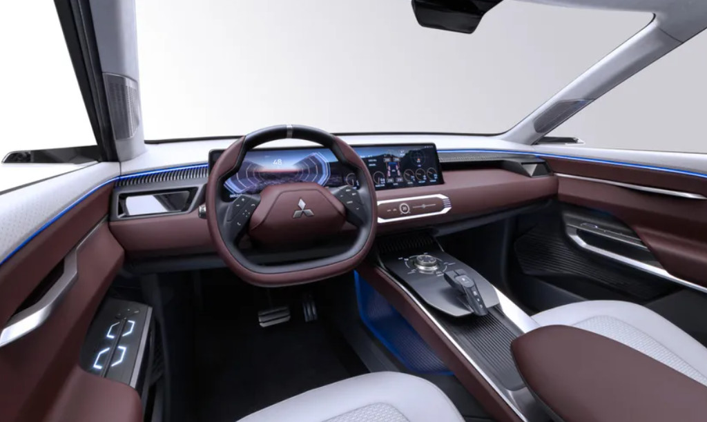 Wujud Asli Mitsubishi DST Concept Sang XForce 7-Seater Pas Tantang Santa Fe Baru? Proyeksi kabin DST Concept