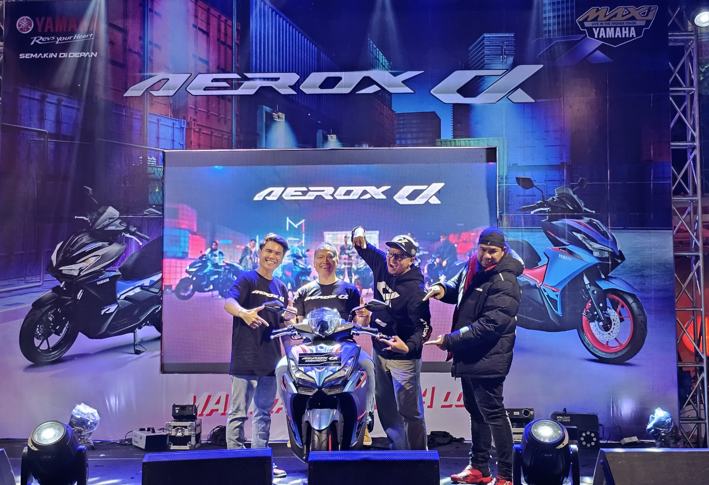 Yamaha Aerox Alpha hadir di We Are Aerox Society Bandung 2025