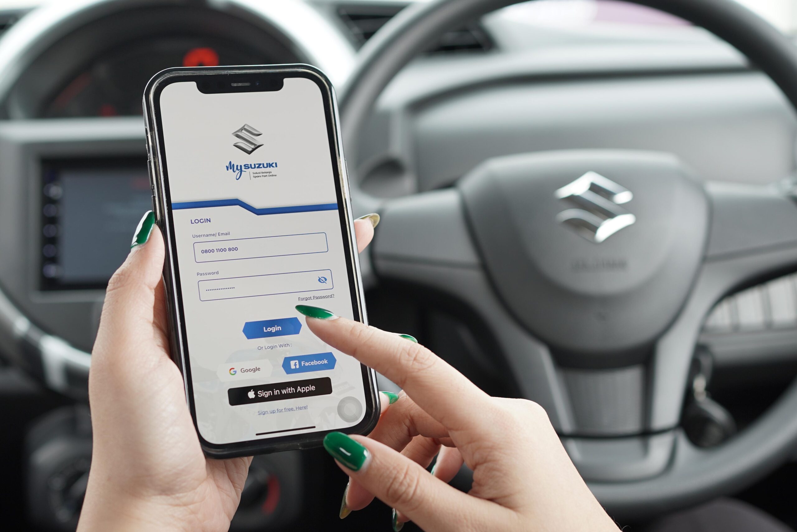 Jaringan Bengkel Resmi mudah dijangkau via mobile apps MySuzuki