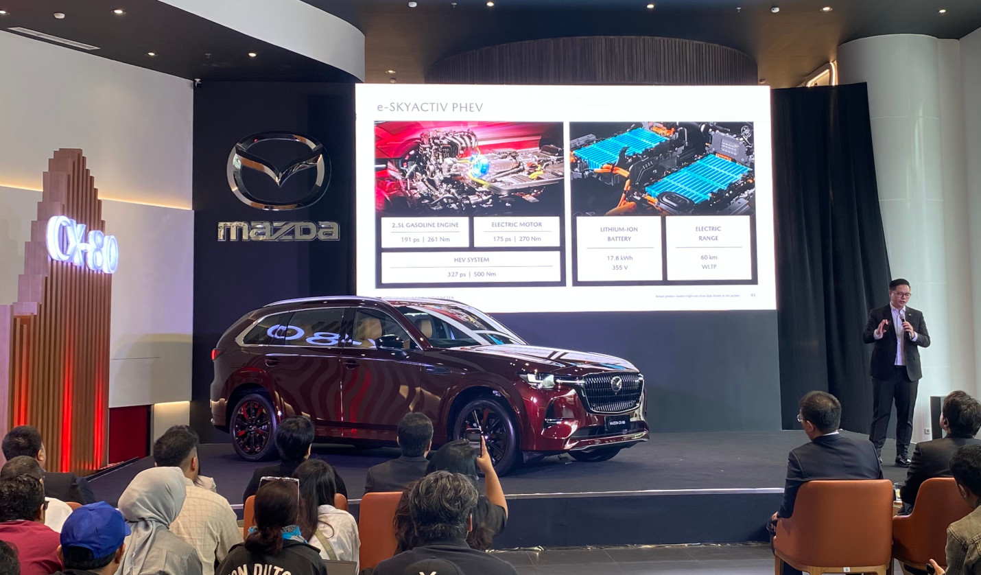 CX-80 jadi model PHEV pertama Mazda