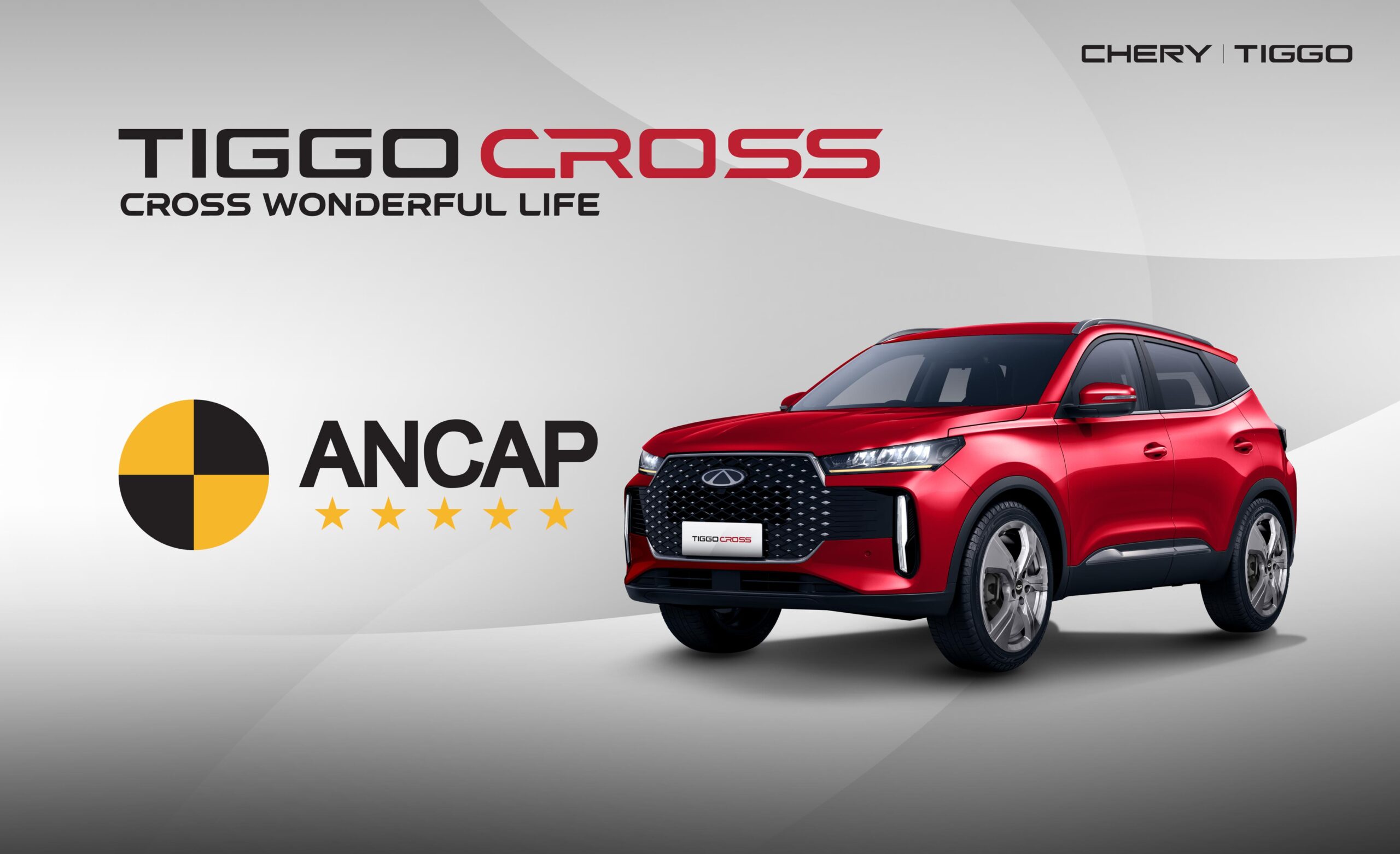 Chery Tiggo Cross lolos 5 bintang ANCAP