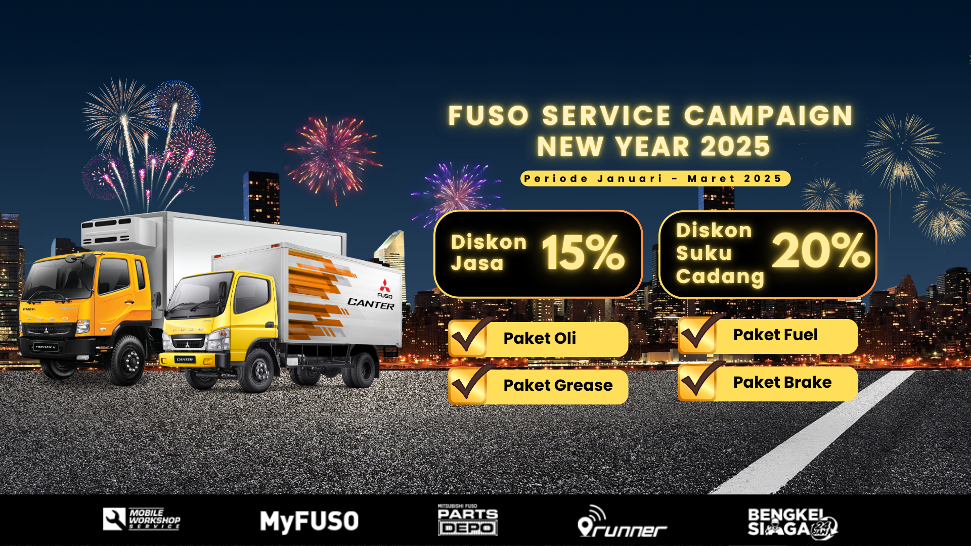 Mitsubishi Fuso Hadirkan Promo Spesial Perawatan Kendaraan Niaga