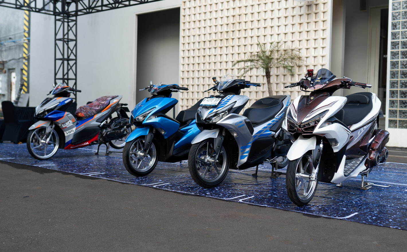 Kontes modifikasi di We Are Aerox Society Jakarta