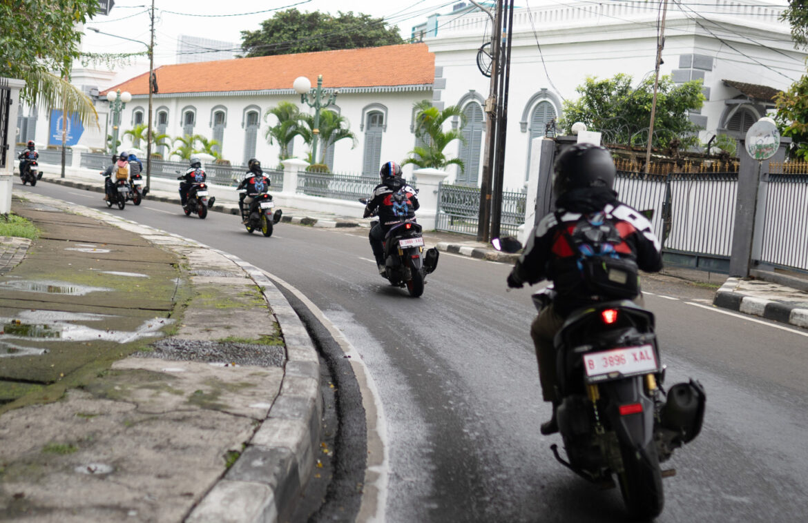Jelajah kota Jakarta pakai Yamaha Aerox Alpha
