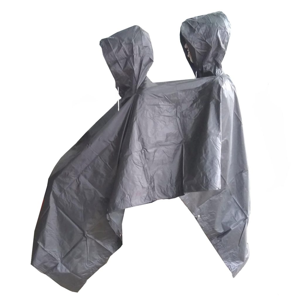 jas hujan ponco 2 kepala