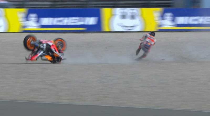 Crash Jorge Lorenzo