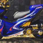 Yamaha Aerox Tema Captain America, Matic Sport Superhero