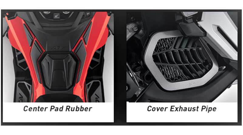 Center pad dan exhaust pipe