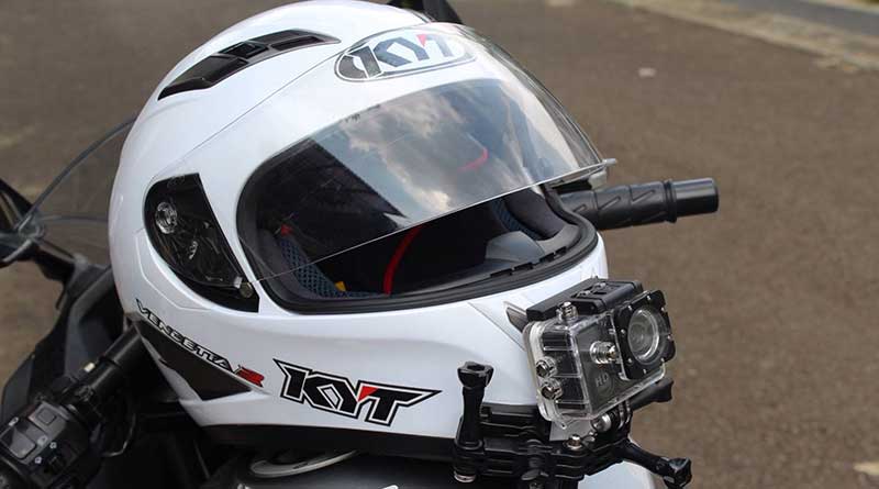 Aaction Cam Di Dagu Helm KYT