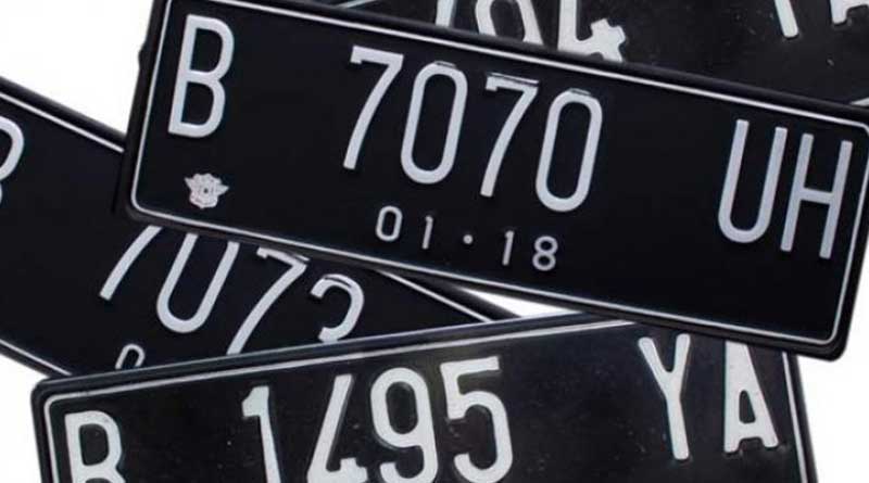 TNKB atau plat nomor kendaraan