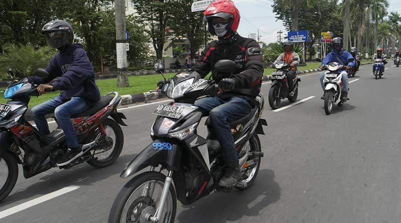 naik motor saat korona