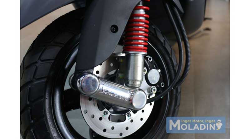 Vespa S 125 pakai sistem pengereman Ventilated  Disc