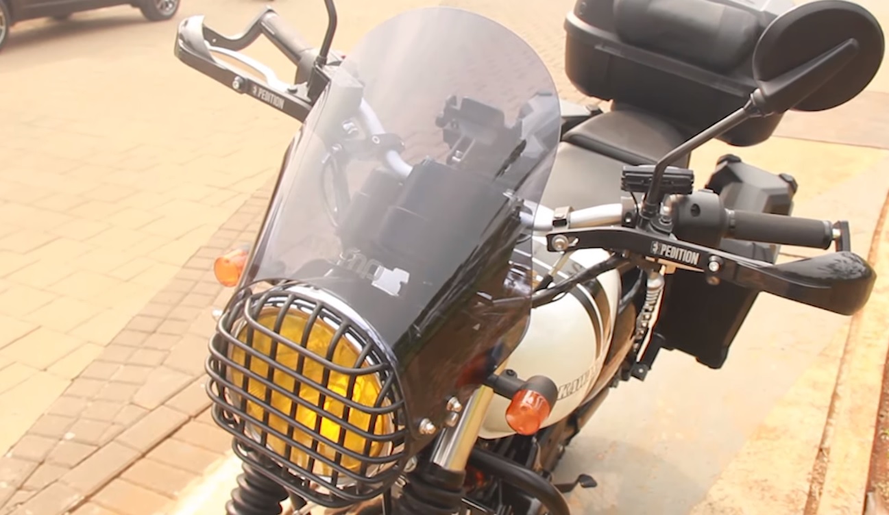 Modifikasi W175 Lampu depan